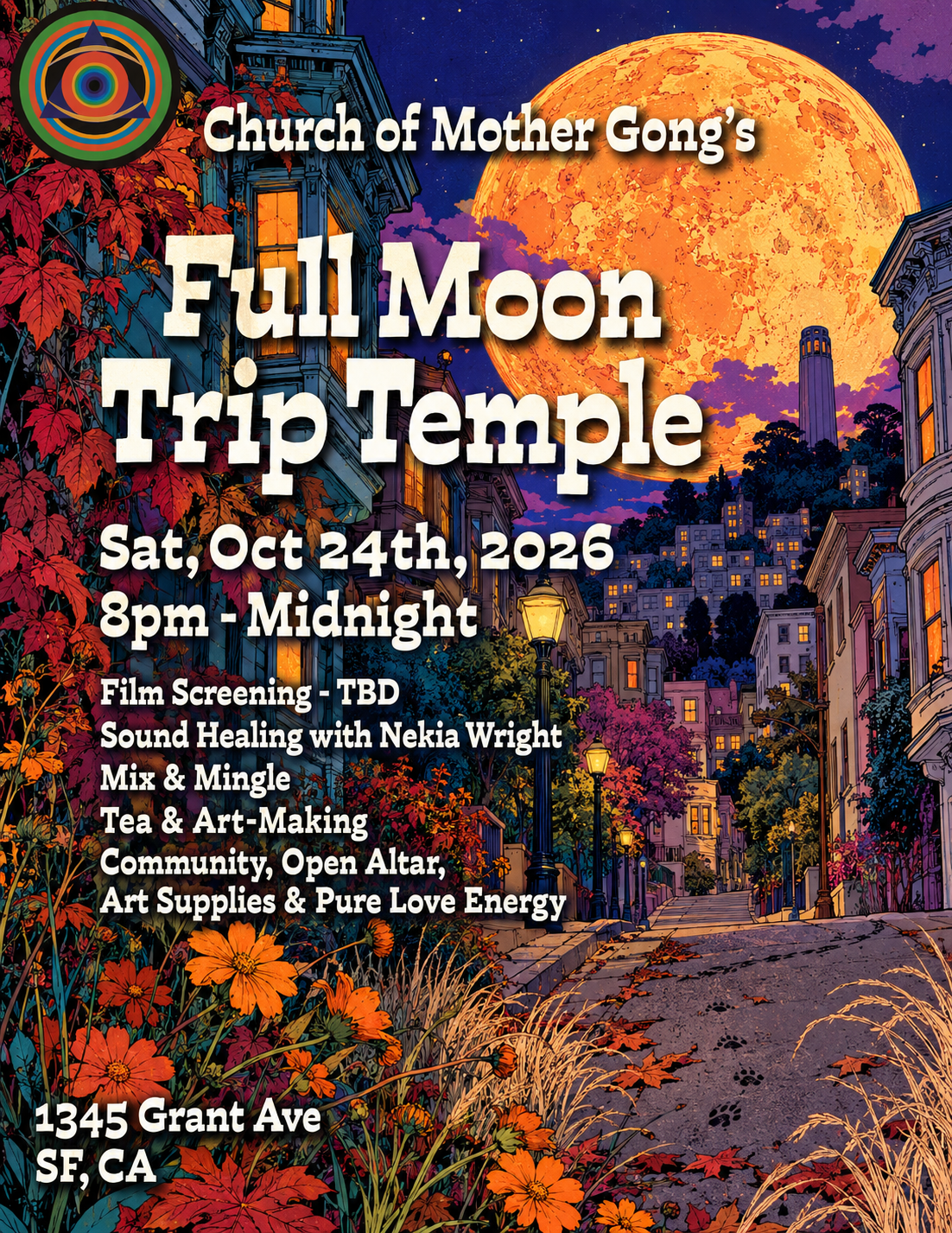 Full Moon Trip Temple